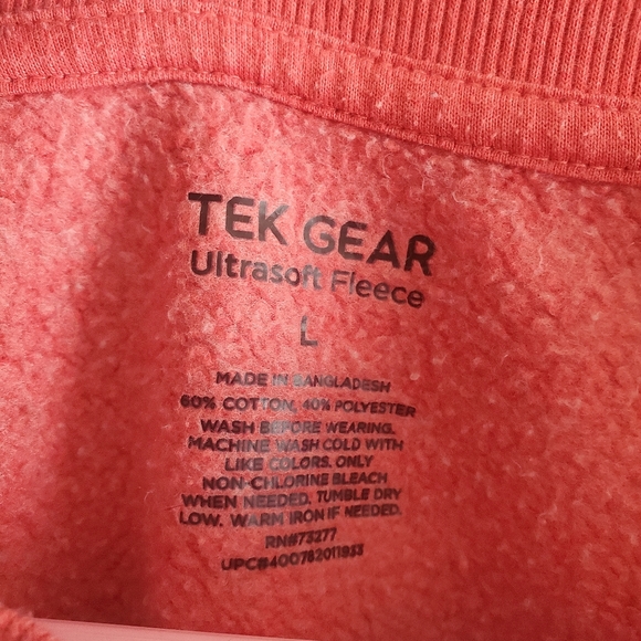 Ultra Soft Orange Sweatshirt Large - Picture 4 of 4